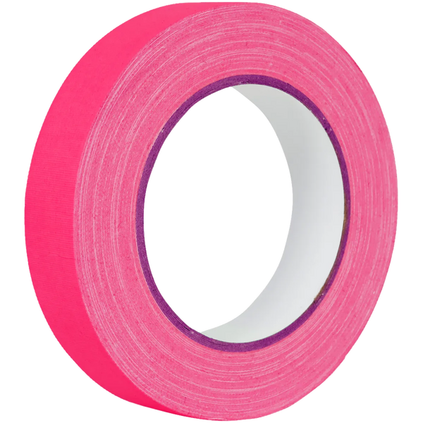 GAFFER - ROULEAU FLUO ROSE - 25MM x 50M