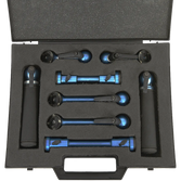 BLUE HANDLES